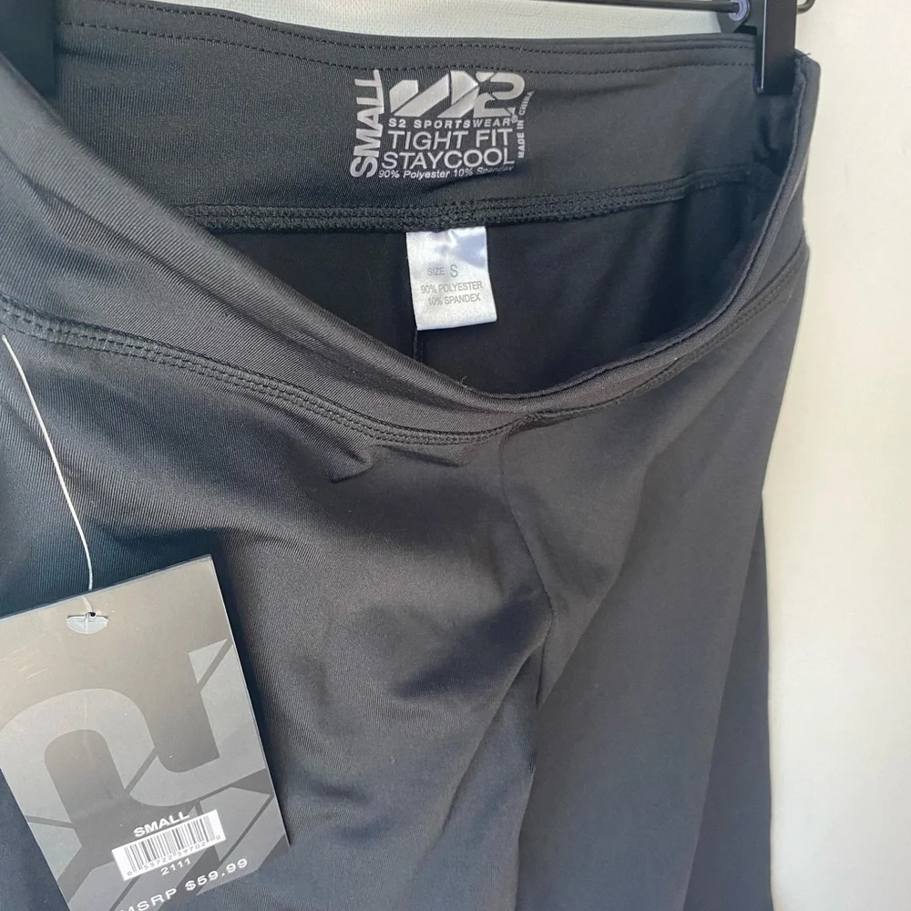 S2 Sportswear Capris‎ Leggings, Size Small, NWT